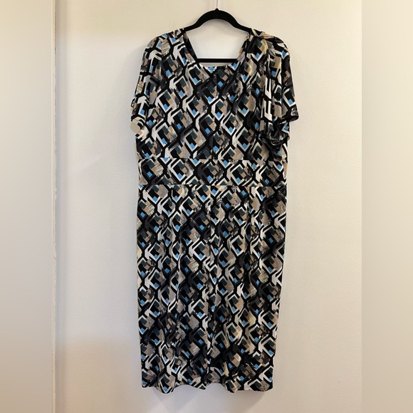 Anna Scholz dress 70’s style maxi stretch Dress 07. - Picture 7 of 16